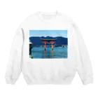 ave_varca5016の厳島神社 Crew Neck Sweatshirt