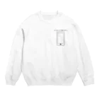 オトシモノガタリのオトシモノ注意喚起(スマホ) Crew Neck Sweatshirt