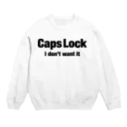 Graphic28のCapsLock Crew Neck Sweatshirt