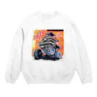 Mobile Gift Shop のnever give up KUMAMOTO  Crew Neck Sweatshirt