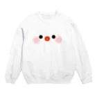 ちゅんすけ（ ●e● ）の白文鳥ちゅんすけ Crew Neck Sweatshirt