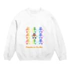 パスタのYu-ReiのパスタのYu-Rei レインボー 少なめ Crew Neck Sweatshirt