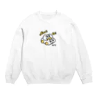 ヨロでございま府のちみカープップコプー Crew Neck Sweatshirt