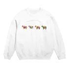 モノツクルヒト　Fuku～ふく～のチャグチャグ馬コ 行列 Crew Neck Sweatshirt