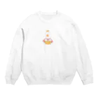 めだまやきの王様のめだまやきんぐ！ Crew Neck Sweatshirt