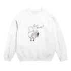 EMINA  PRINTSのグッモーニンスワン Crew Neck Sweatshirt