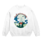 べあたに屋のnukumori-tea Crew Neck Sweatshirt