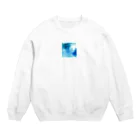 neli+のみずいろ Crew Neck Sweatshirt