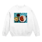 うんちゃん しょっぷ〜のかりーらいすん Crew Neck Sweatshirt