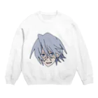 い か の このど根性アイゼア Crew Neck Sweatshirt