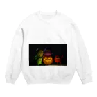 おもちのみぎあしぱんぷきん Crew Neck Sweatshirt