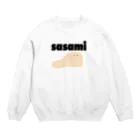 (株)kawaii+のなまぬるいささみ。 Crew Neck Sweatshirt