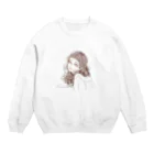 minako.の＊ふりむき＊ Crew Neck Sweatshirt