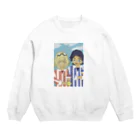 アレスのグッズショップのペンキ塗りコンビ Crew Neck Sweatshirt