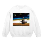 Isseyのアラル海の惨状2 Crew Neck Sweatshirt