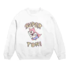 【Yuwiiの店】ゆぅぅぃーのSUPER★TON!! Crew Neck Sweatshirt