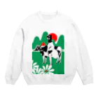 kozi69之SUZURIの世界の夜明け Crew Neck Sweatshirt