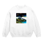 Isseyの宇宙の霊山 Crew Neck Sweatshirt