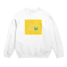 サクラコ。のカエル Crew Neck Sweatshirt