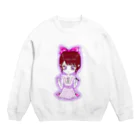 妖怪 水姫城-Yokai.Mizukijyo-ฅ^ơωơ^ฅ♡の🎀👻ネコちゃんฅ^ơωơ^ฅ♡ Crew Neck Sweatshirt