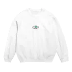 渓流の魚たちのやまめ　ちゃん Crew Neck Sweatshirt