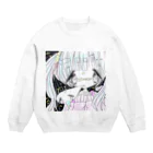 おやすみツインテールのkira×2 Crew Neck Sweatshirt