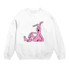 ホビヲノエのお店のふてぶてしいうさぎ Crew Neck Sweatshirt