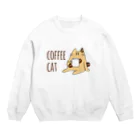 Studio HonWaccaのCOFFEE CAT Crew Neck Sweatshirt