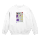 morganiteheartのママとわたしの羽子板対決 Crew Neck Sweatshirt