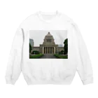 AAAstarsの国会議事堂 Crew Neck Sweatshirt