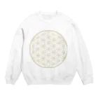 Sakie Katoの神聖幾何学 フラワーオブライフ Crew Neck Sweatshirt