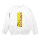 小田ロケット／odaRocketのオノマトペイント No.003「ひでぶー」 Crew Neck Sweatshirt