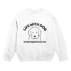 efrinmanの犬と共に（グレートピレニーズ） Crew Neck Sweatshirt