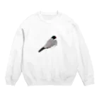 ぶぶ文鳥のうちの桜文鳥 Crew Neck Sweatshirt