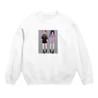 病みかわﾁｬﾝのメンヘラツインズ Crew Neck Sweatshirt