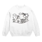 AURA_HYSTERICAのThe Hare and the Tortoise Crew Neck Sweatshirt