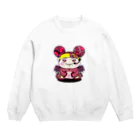 shiyuqvvpの下唇カミモンスター Crew Neck Sweatshirt