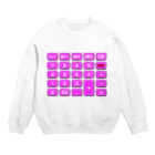 高速紙工業株式会社の電卓pink Crew Neck Sweatshirt