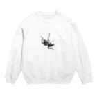 𝑻𝑶𓆙𓆙𝒀っくんのコロカタゾウムシ Crew Neck Sweatshirt