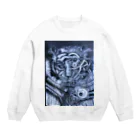 shin＿tomohiroのオートマチックタイガー Crew Neck Sweatshirt