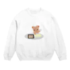 ほぼ動物園のクッキーとクマさん Crew Neck Sweatshirt