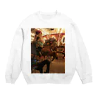 Rulisakiのメリーゴーランド Crew Neck Sweatshirt