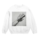 RECORD-hellのヘナ Crew Neck Sweatshirt