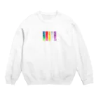 NINEの水彩 五色帯 Crew Neck Sweatshirt