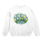 chabiのyellow tulip Crew Neck Sweatshirt