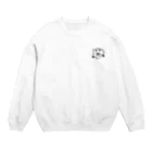 ほほこけ屋のYUTAO art 胸元にダックスフント Crew Neck Sweatshirt