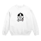 usa100のひよひよ相合傘 Crew Neck Sweatshirt