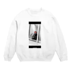 neko_00_nekoのアクリル板の向こう側 Crew Neck Sweatshirt