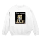 幻想水系branch　byいずもり・ようのネコT（クロアシネコ） Crew Neck Sweatshirt