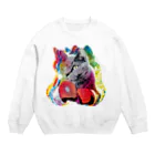 MessagEのBoxer Cats Crew Neck Sweatshirt